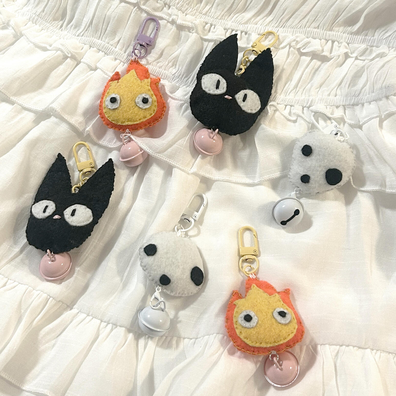 Felted Keychains