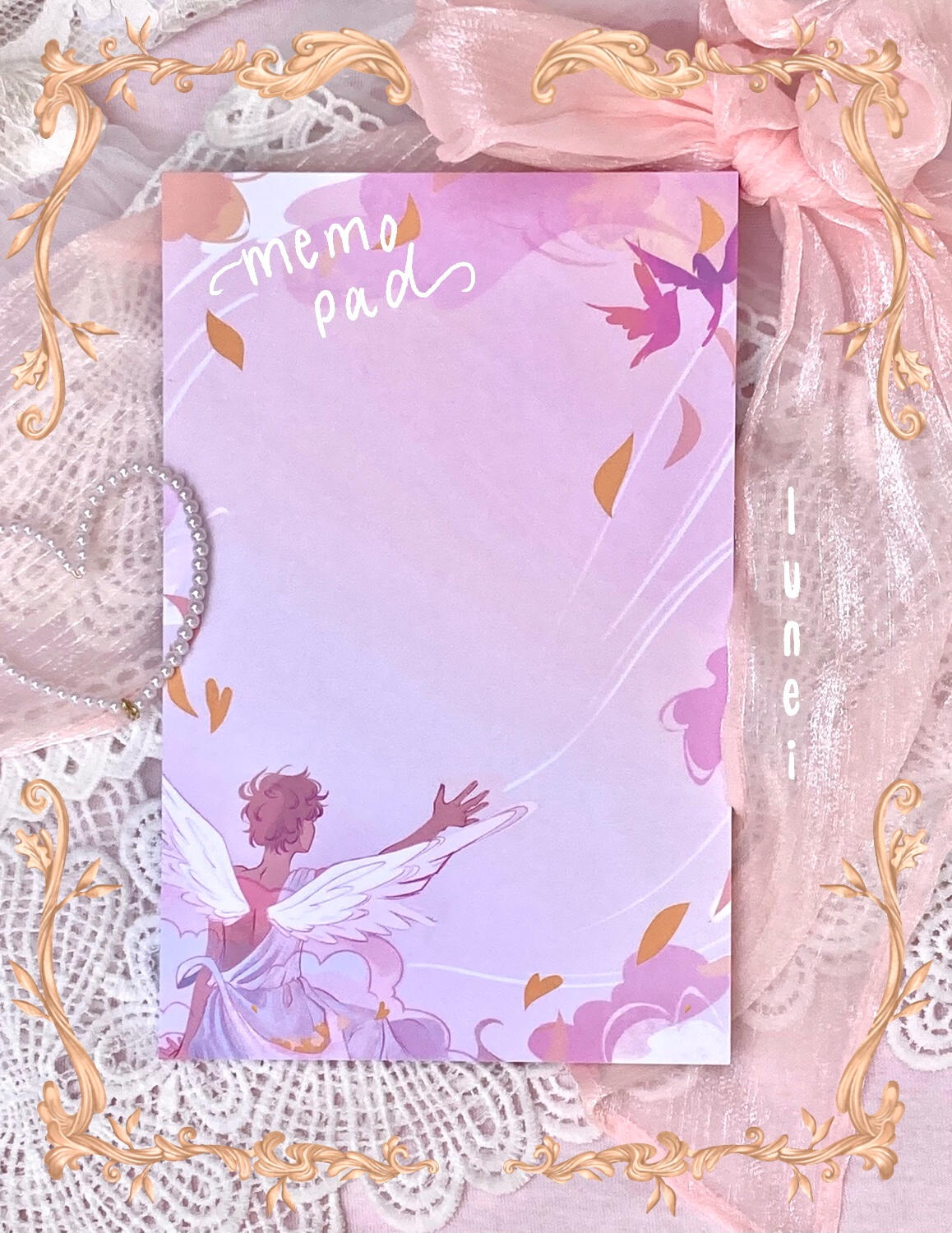 Cupid memo pad